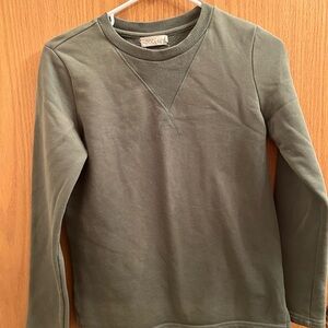 Roolee long sleeve green sweatshirt